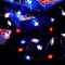 2 Pcs 4th of July Decorations Lights Red White Blue String Lights 10ft 30 LED Patriotic Stars American Flag Battery Operated Decor for Fourth of July Independence Day, Star Flag